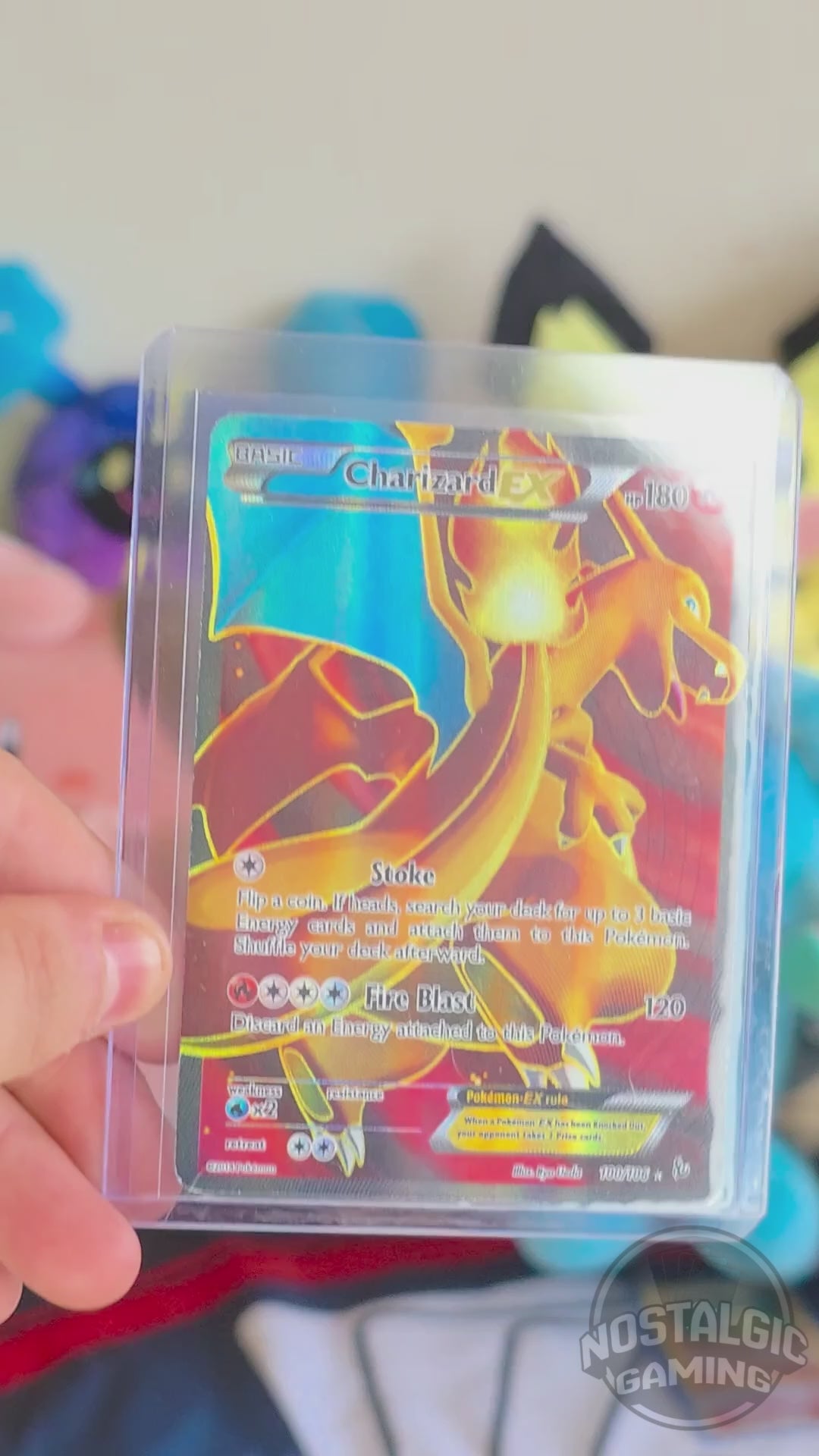 Charizard EX. 100/106 Full Art Ultra Rare. XY Flashfire. Near Mint.